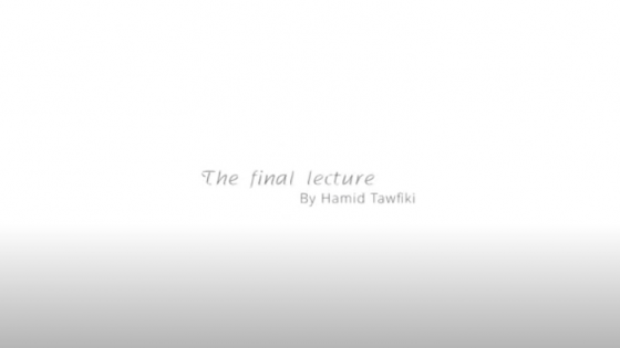 Final lecture